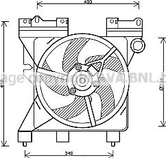 Prasco CN7547 - Ventola, Raffreddamento motore autozon.pro