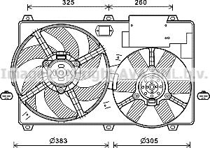 Prasco CN7554 - Ventola, Raffreddamento motore autozon.pro