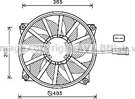 Prasco CN7552 - Ventola, Raffreddamento motore autozon.pro