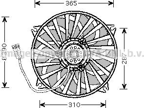 Prasco PE7529 - Ventola, Raffreddamento motore autozon.pro