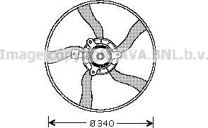 Prasco CN7532 - Ventola, Raffreddamento motore autozon.pro