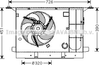 Prasco CN7537 - Ventola, Raffreddamento motore autozon.pro