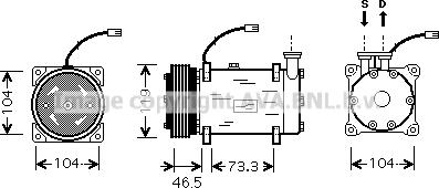 Prasco CNAK030 - Compressore, Climatizzatore autozon.pro