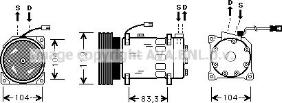 Prasco CNK179 - Compressore, Climatizzatore autozon.pro