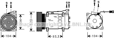 Prasco CNK175 - Compressore, Climatizzatore autozon.pro