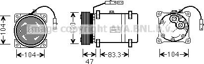 Prasco CNK178 - Compressore, Climatizzatore autozon.pro