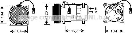 Prasco CNK177 - Compressore, Climatizzatore autozon.pro