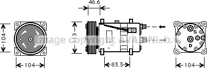 Prasco CNK209 - Compressore, Climatizzatore autozon.pro