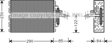 Prasco CNV016 - Evaporatore, Climatizzatore autozon.pro