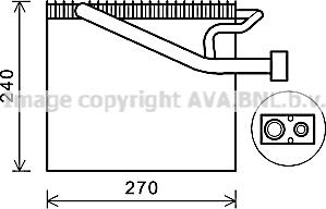 Prasco CRV125 - Evaporatore, Climatizzatore autozon.pro