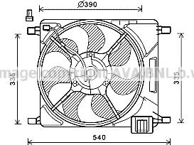 Prasco CT7501 - Ventola, Raffreddamento motore autozon.pro