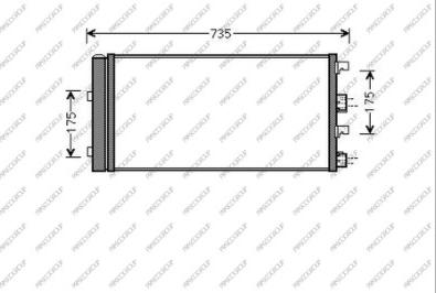 Prasco DA820C001 - Condensatore, Climatizzatore autozon.pro