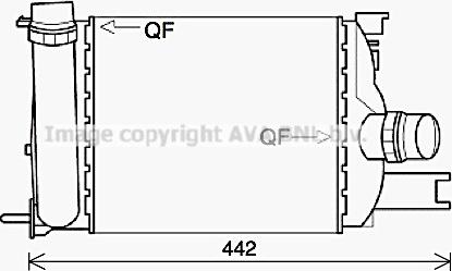 Prasco DAA4013 - Intercooler autozon.pro