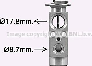 Prasco DF1095 - Valvola ad espansione, Climatizzatore autozon.pro