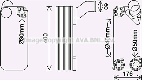 Prasco DF3082 - Radiatore olio, Retarder autozon.pro