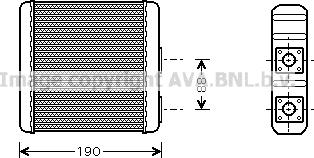 Prasco DN6139 - Scambiatore calore, Riscaldamento abitacolo autozon.pro