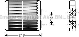 Prasco DN6226 - Scambiatore calore, Riscaldamento abitacolo autozon.pro