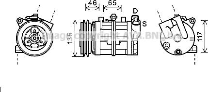 Prasco DNK341 - Compressore, Climatizzatore autozon.pro