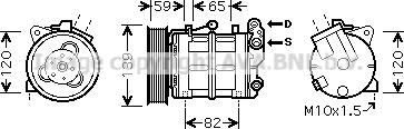 Prasco DNK315 - Compressore, Climatizzatore autozon.pro