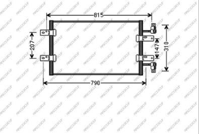 Prasco DS952C002 - Condensatore, Climatizzatore autozon.pro