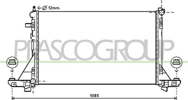 Prasco DS962R003 - Radiatore, Raffreddamento motore autozon.pro