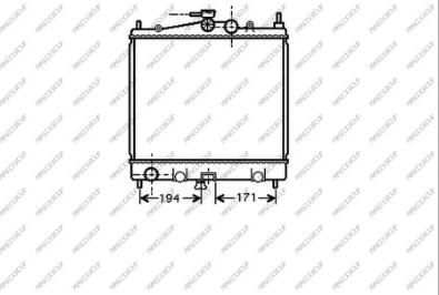 Prasco DS011R009 - Radiatore, Raffreddamento motore autozon.pro