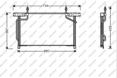 Prasco DS273C002 - Condensatore, Climatizzatore autozon.pro