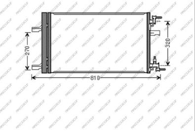 Prasco DW040C001 - Condensatore, Climatizzatore autozon.pro