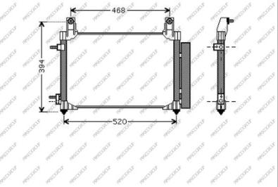 Prasco DW324C002 - Condensatore, Climatizzatore autozon.pro