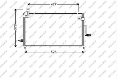 Prasco DW322C001 - Condensatore, Climatizzatore autozon.pro