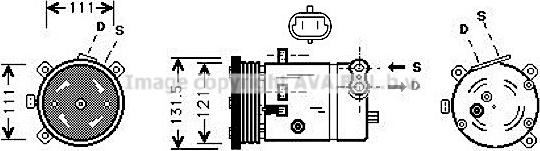 Prasco DWAK038 - Compressore, Climatizzatore autozon.pro