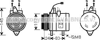 Prasco DWK096 - Compressore, Climatizzatore autozon.pro