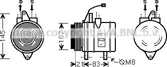 Prasco DWK098 - Compressore, Climatizzatore autozon.pro