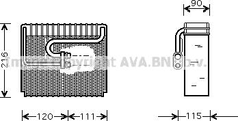 Prasco DWV048 - Evaporatore, Climatizzatore autozon.pro