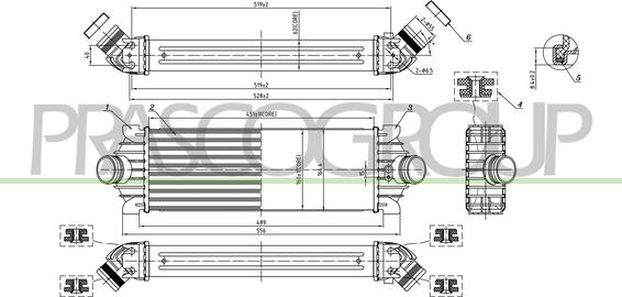 Prasco FD913N001 - Intercooler autozon.pro