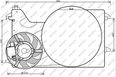 Prasco FD912F002 - Ventola, Raffreddamento motore autozon.pro