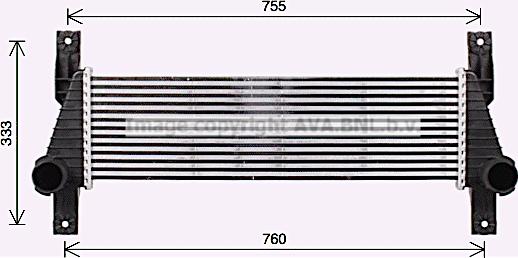 Prasco FD4655 - Intercooler autozon.pro