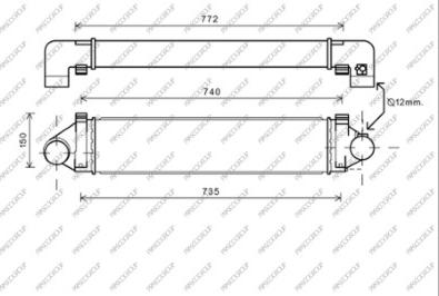 Prasco FD426N002 - Intercooler autozon.pro