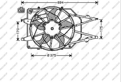 Prasco FD420F003 - Ventola, Raffreddamento motore autozon.pro