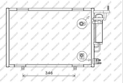 Prasco FD602C007 - Condensatore, Climatizzatore autozon.pro