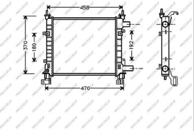 Prasco FD006R002 - Radiatore, Raffreddamento motore autozon.pro