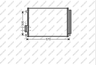 Prasco FD008C003 - Condensatore, Climatizzatore autozon.pro