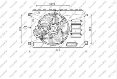 Prasco FD079F001 - Ventola, Raffreddamento motore autozon.pro