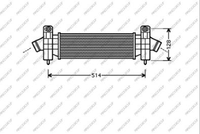 Prasco FD107N001 - Intercooler autozon.pro