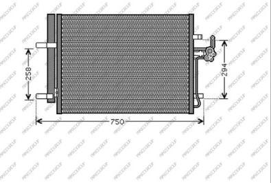 Prasco FD110C002 - Condensatore, Climatizzatore autozon.pro