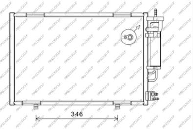 Prasco FD344C003 - Condensatore, Climatizzatore autozon.pro