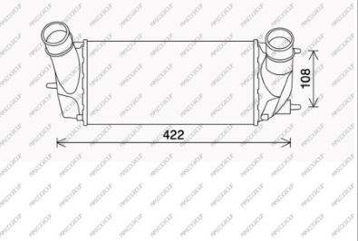 Prasco FD346N001 - Intercooler autozon.pro