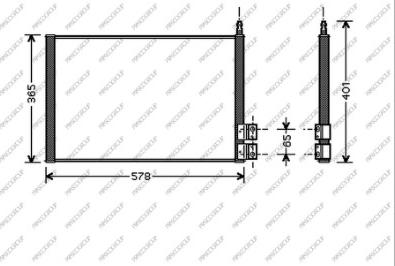 Prasco FD340C001 - Condensatore, Climatizzatore autozon.pro