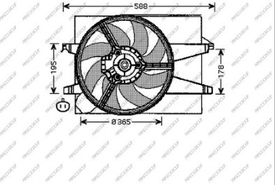 Prasco FD340F002 - Ventola, Raffreddamento motore autozon.pro