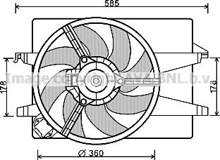 Prasco FD7553 - Ventola, Raffreddamento motore autozon.pro